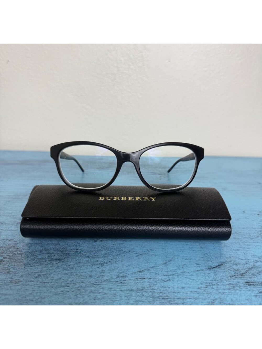 Burberry Womens Oval Prescription Glass Frames With Case (B2151 3001 54mm)